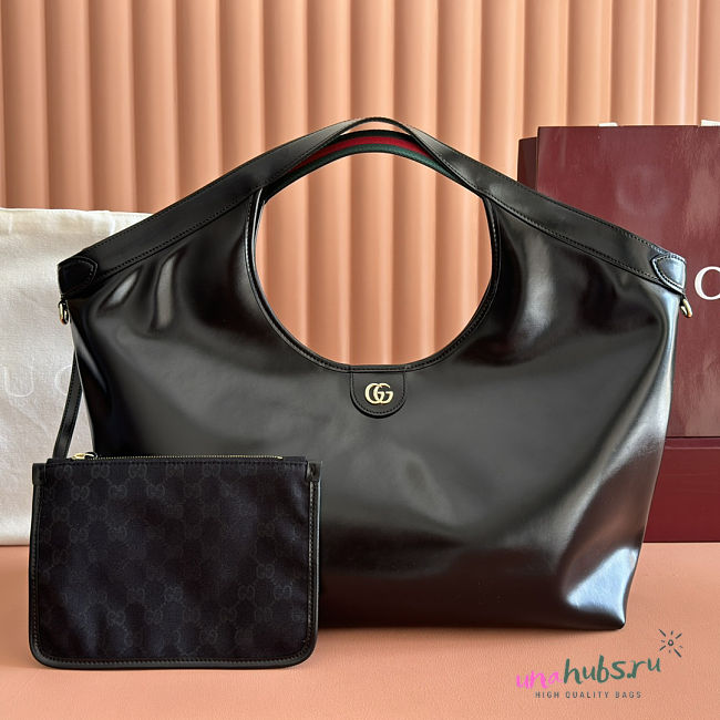 Gucci Giglio large tote bag Leather Black 60x47x16cm - 1