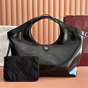 Gucci Giglio large tote bag Leather Black 60x47x16cm - 1