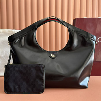 Gucci Giglio large tote bag Leather Black 60x47x16cm