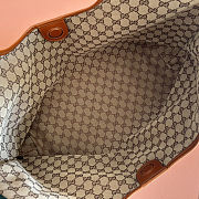 Gucci Giglio large tote bag Leather Brown 60x47x16cm - 2