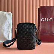 Gucci GG Emblem small crossbody bag black 23x16x5cm - 3