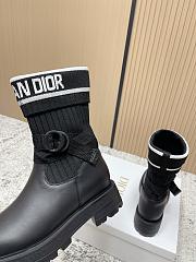 Dior D-Major Ankle Boot Black Calfskin  - 4