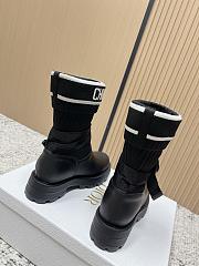 Dior D-Major Ankle Boot Black Calfskin  - 3