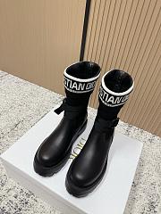 Dior D-Major Ankle Boot Black Calfskin  - 2