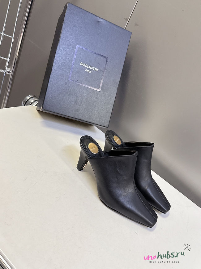 YSL Jill Black Heel 7.5cm - 1