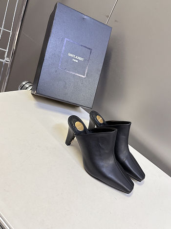 YSL Jill Black Heel 7.5cm