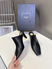 YSL Jill Black Heel 7.5cm - 2