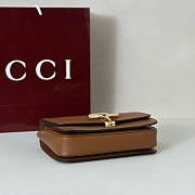 Gucci Siena Small shoulder bag brown 22.5x14x8cm - 5