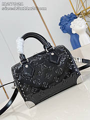 Louis Vuitton Speedy Trunk 20 Black 20.5x16x11cm - 3