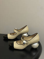 Chanel Mary Janes Beige 7cm - 4