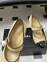 Chanel Mary Janes Beige 7cm - 3