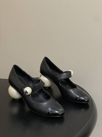 Chanel Mary Janes Black 7cm