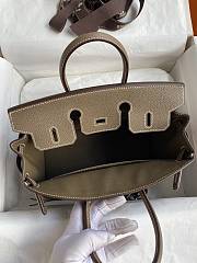 Hermes Birkin 25 Etoupe Silver Togo 25cm - 4