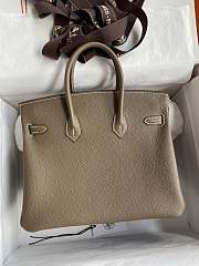 Hermes Birkin 25 Etoupe Silver Togo 25cm - 2