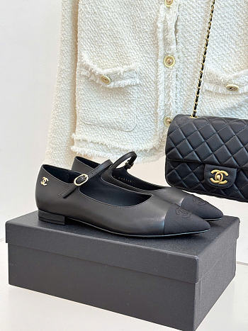 Chanel Mary Janes Black Sandal