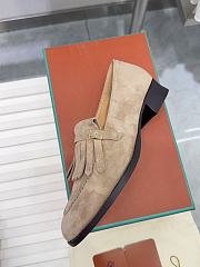 Loro Piana fringe-detail Suede Loafers - 5