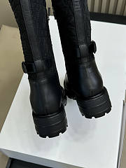 Dior D-Town Boot Black Calfskin and Nylon - 5
