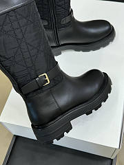 Dior D-Town Boot Black Calfskin and Nylon - 3