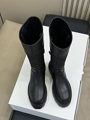 Dior D-Town Boot Black Calfskin and Nylon - 4