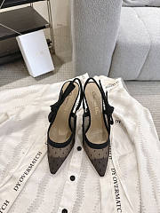 Dior J'Adior slingback pump in cotton 10cm - 3