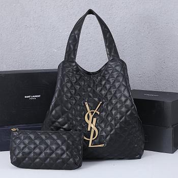 YSL Icare Black Bag 58x43x8cm