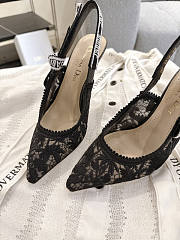 Dior J'Adior Slingback Pump Transparent Mesh 10cm - 4
