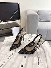 Dior J'Adior Slingback Pump Transparent Mesh 10cm - 3