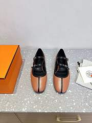 Hermes Lilia ballet Beige flat  - 2