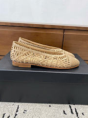 Chanel Beige Ballerina Flat - 3