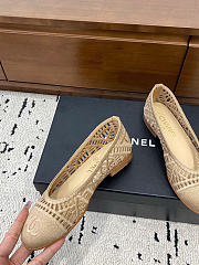 Chanel Beige Ballerina Flat - 2