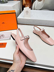 Hermes Kleo slingback - Beige - 3