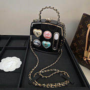 Chanel Makeup Palette Minaudiere Plexi, Strass & Gold - 2