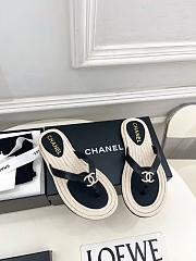 Chanel Black Flip-flops - 4