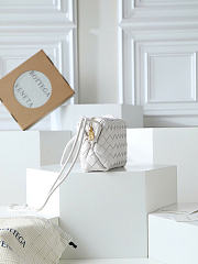 Bottega Veneta Candy Loop in White 17x10x6cm - 3