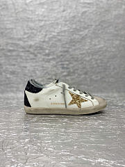 Golden goose superstar sneakers with gold star  - 1