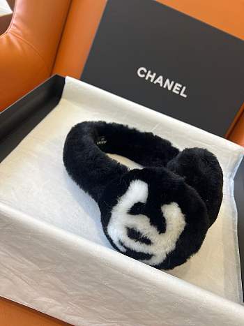 Chanel Black Earmuffs