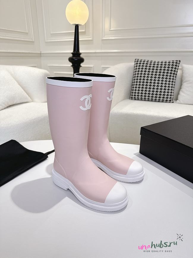 Chanel Pink Boot - 1