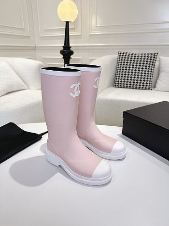 Chanel Pink Boot