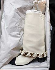 Chanel White Boot 02 - 5