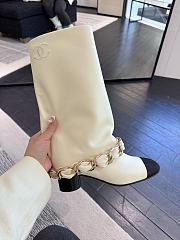 Chanel White Boot 02 - 4