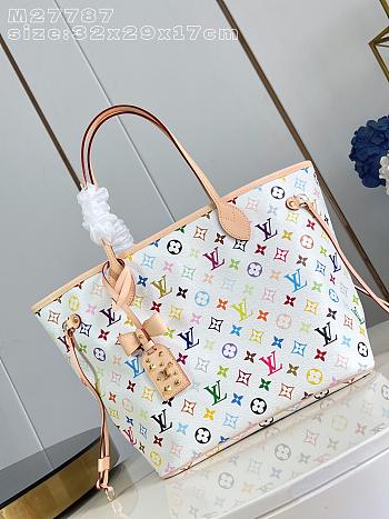Louis Vuitton x TM Neverfull MM bag 32x29x17cm