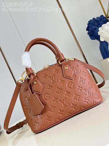 Louis Vuitton Alma BB Cognac 23.5x17.5x11.5cm