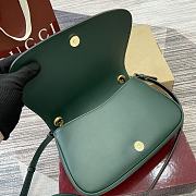 Gucci Blondie medium top handle bag green 26.5x16.5x8.5cm - 5