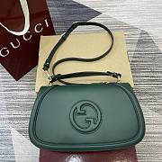 Gucci Blondie large top handle bag green 32x17x10cm - 1