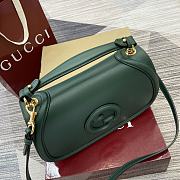 Gucci Blondie large top handle bag green 32x17x10cm - 2