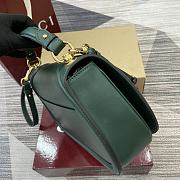 Gucci Blondie large top handle bag green 32x17x10cm - 3