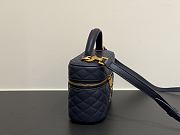 YSL Gaby vanity bag lambskin in Blue 18x11x6.5cm - 3