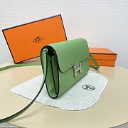 Hermes Constance long wallet Pink Green 20.5x13x2cm - 5