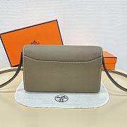 Hermes Constance long wallet Etoupe Gold 20.5x13x2cm - 4