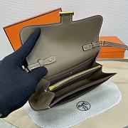 Hermes Constance long wallet Etoupe Gold 20.5x13x2cm - 3